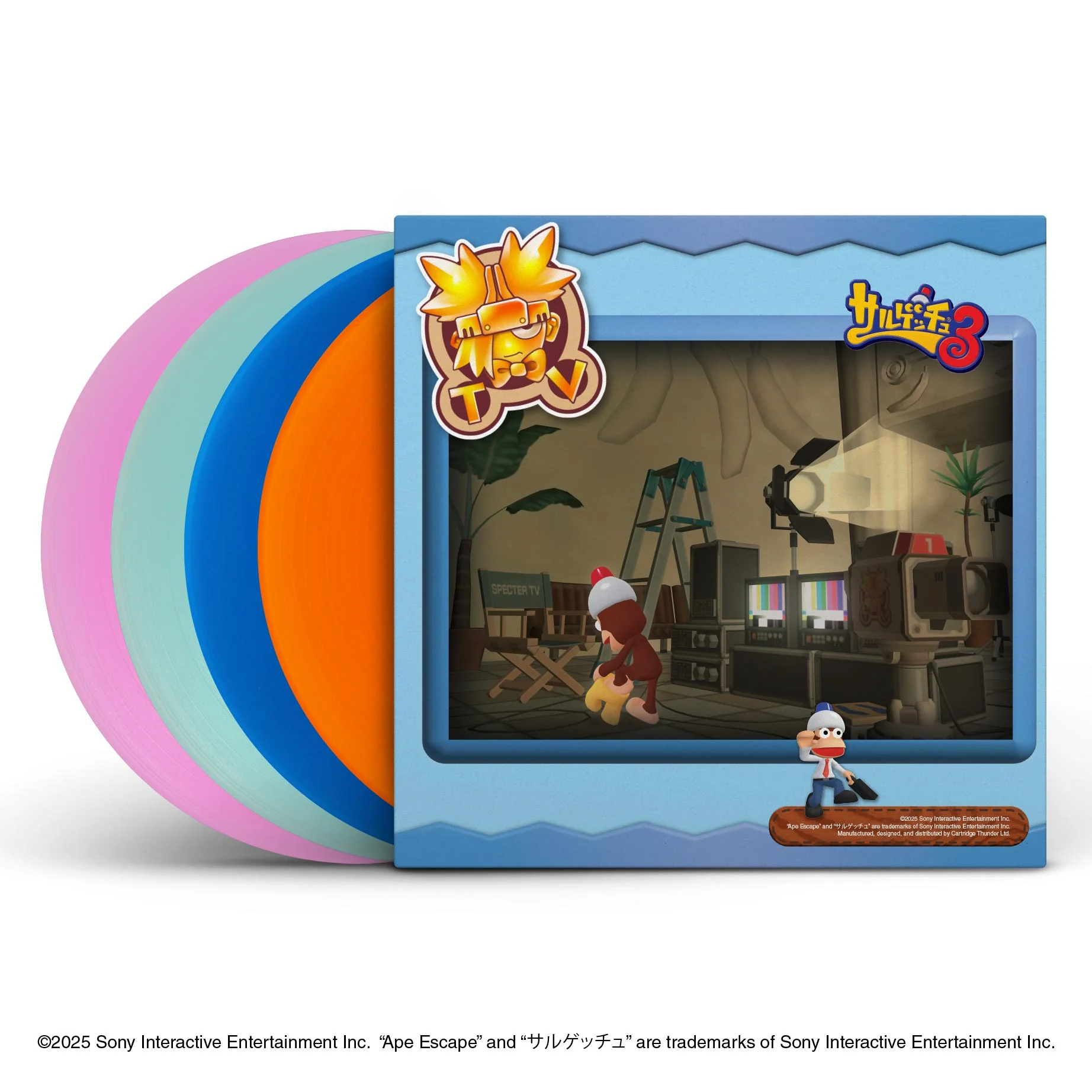 Ape Escape 3 Originape Soundtracks in a Box (4XLP) - Image 2