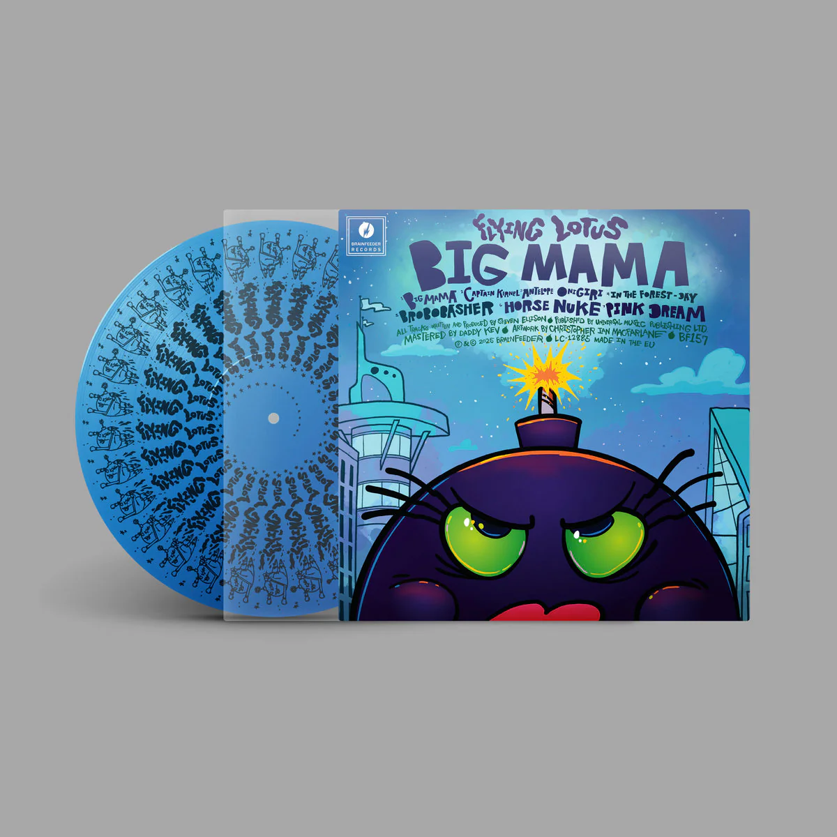 BIG MAMA 12" EP (Indie Exclusive Sky Blue Vinyl) - Image 3