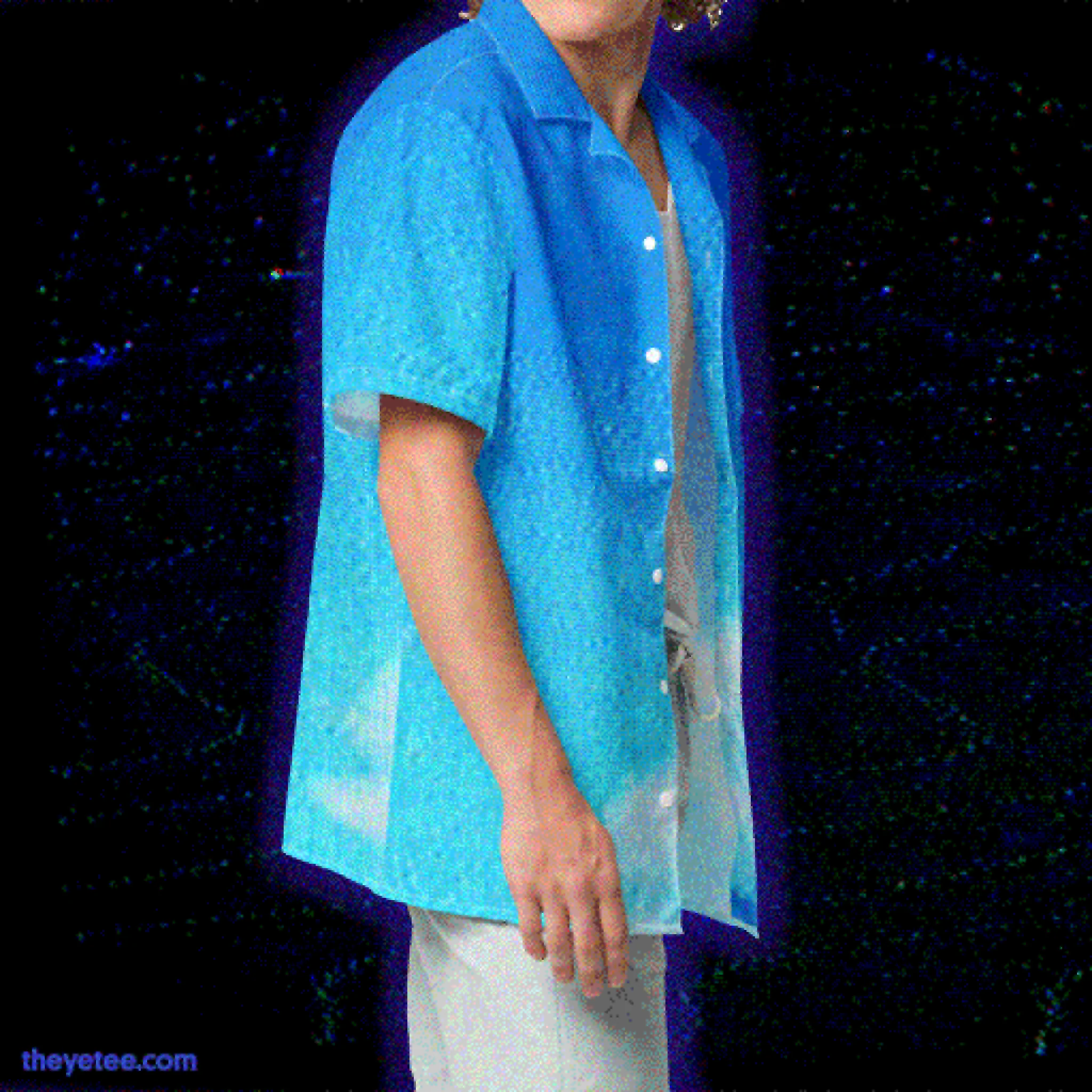Blue Sky VHS Button Up Shirt - Image 2
