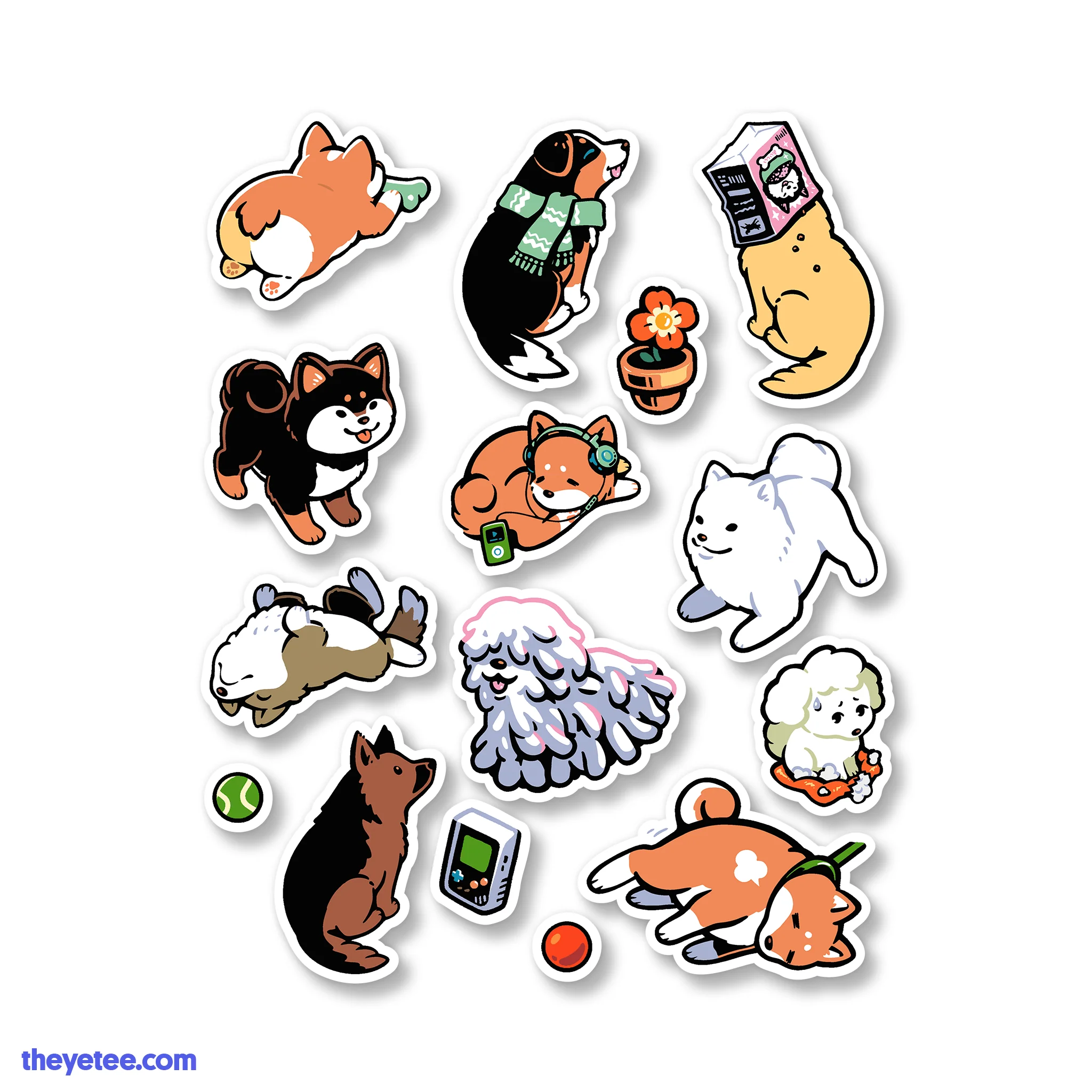 Dog Alley Sticker Sheet - Image 2