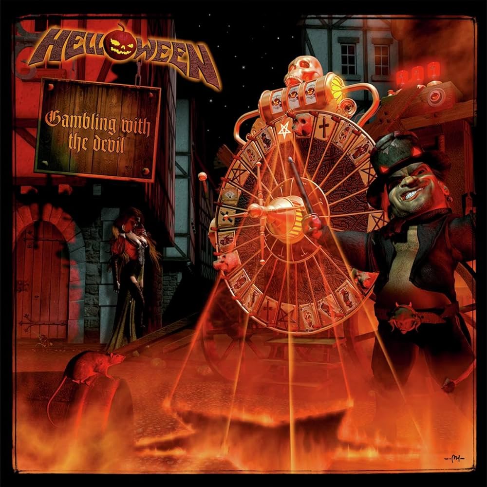 Gambling With The Devil (Opaque Red/Orange/Black Marbled Vinyl) - Image 2