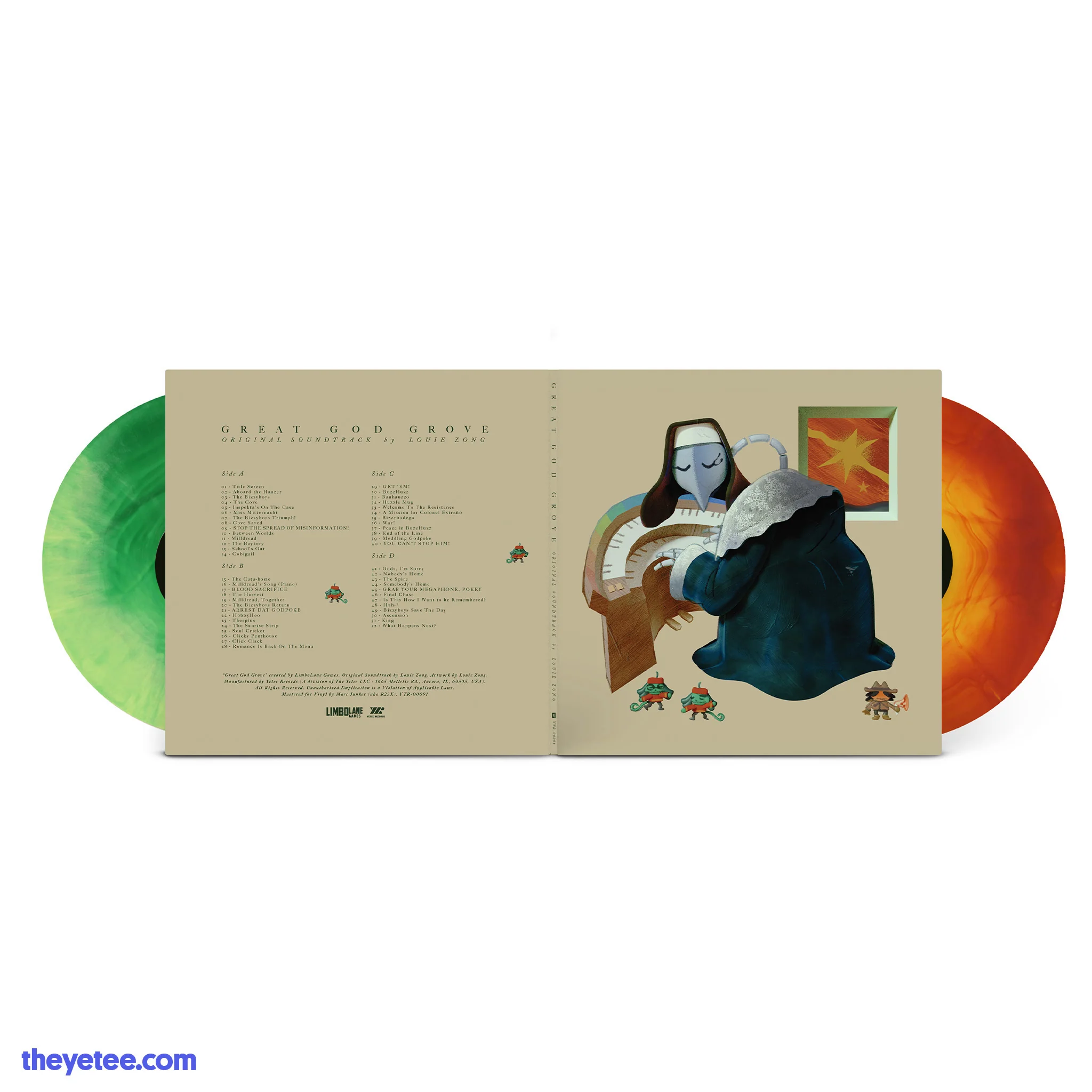 Great God Grove (Original Soundtrack) 2XLP - Image 4