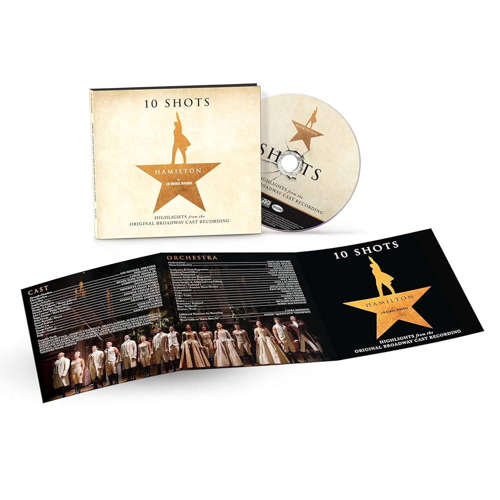Hamilton: 10 Shots (Highlights from the Original Broadway Cast Recording) CD