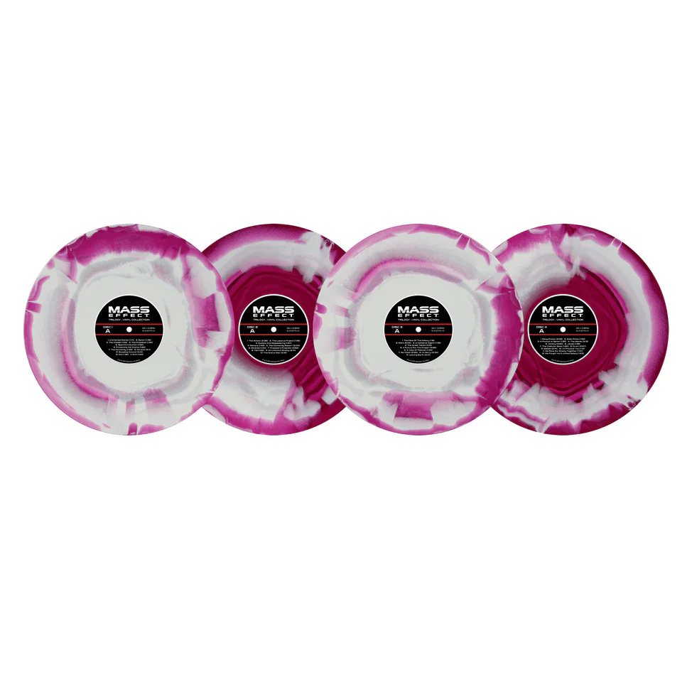 Mass Effect Trilogy: Vinyl Collection (4LP Transparent Purple & White Vinyl) - Image 2