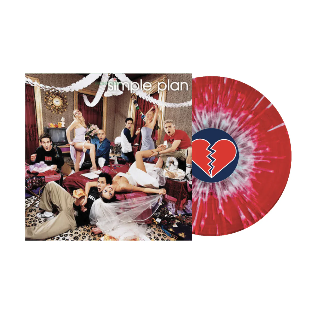 No Pads, No Helmets...Just Balls (Red w/ White Splatter Vinyl)
