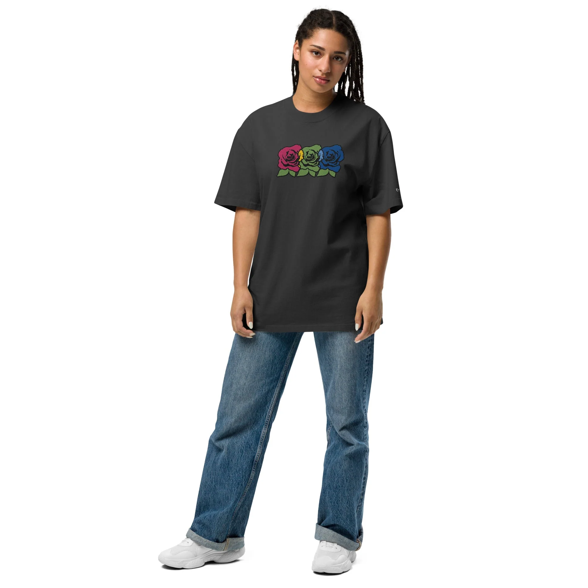 RGB Oversize Embroider Tee - Image 4