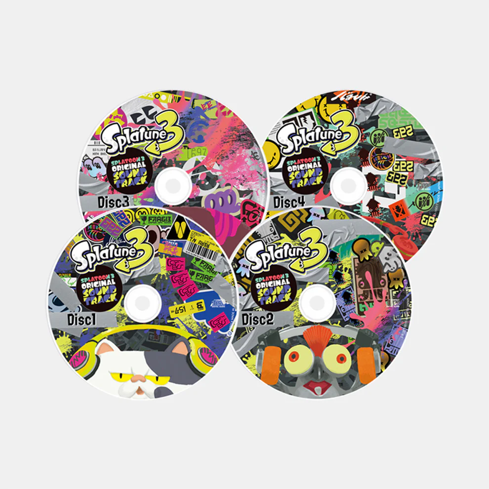 Splatoon 3 (Original Sountrack) -Splatune3- [Import 4CD Set] - Image 2