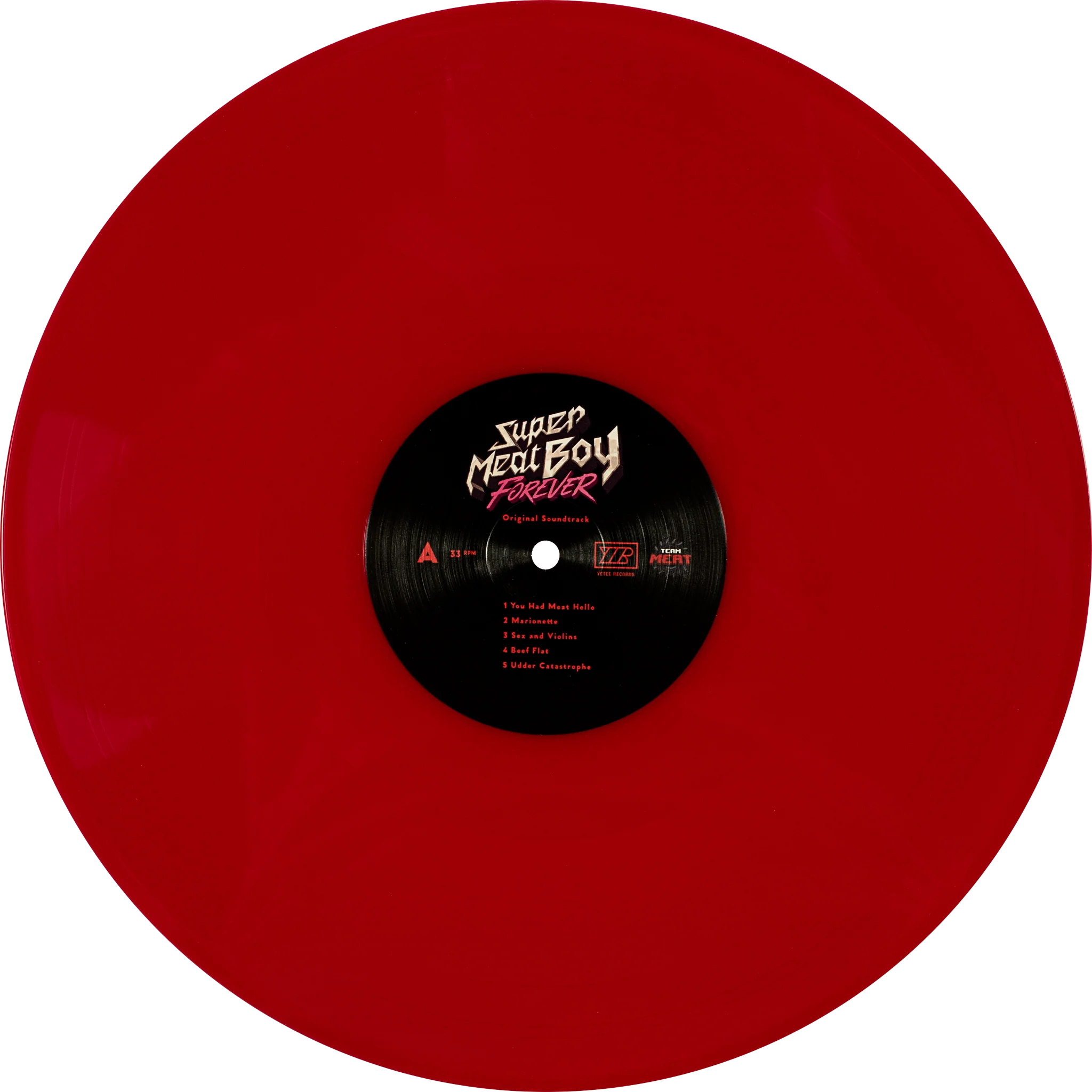 Super Meat Boy Forever Original Soundtrack (Pink and Red 2XLP) - Image 10