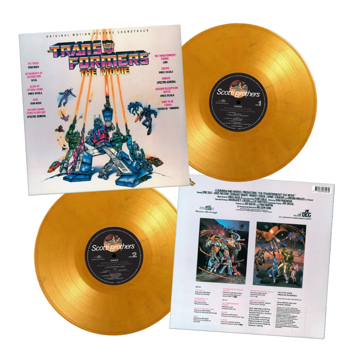 Transformers: The Movie OST (180g 'Unicron' Marbled Colored Vinyl) - Image 2